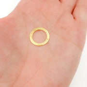 Gold Plated Sterling Silver Ring Connector